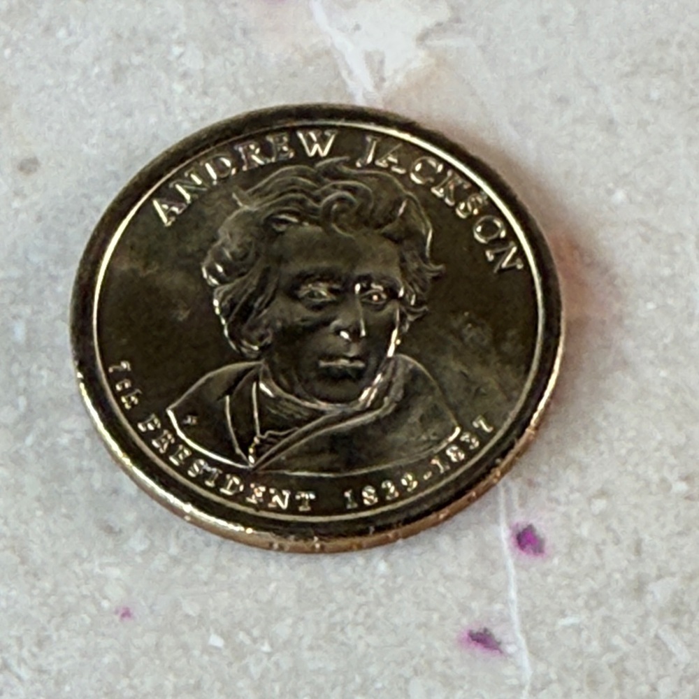 2008 P Andrew Jackson Commemorative Presidential Coin